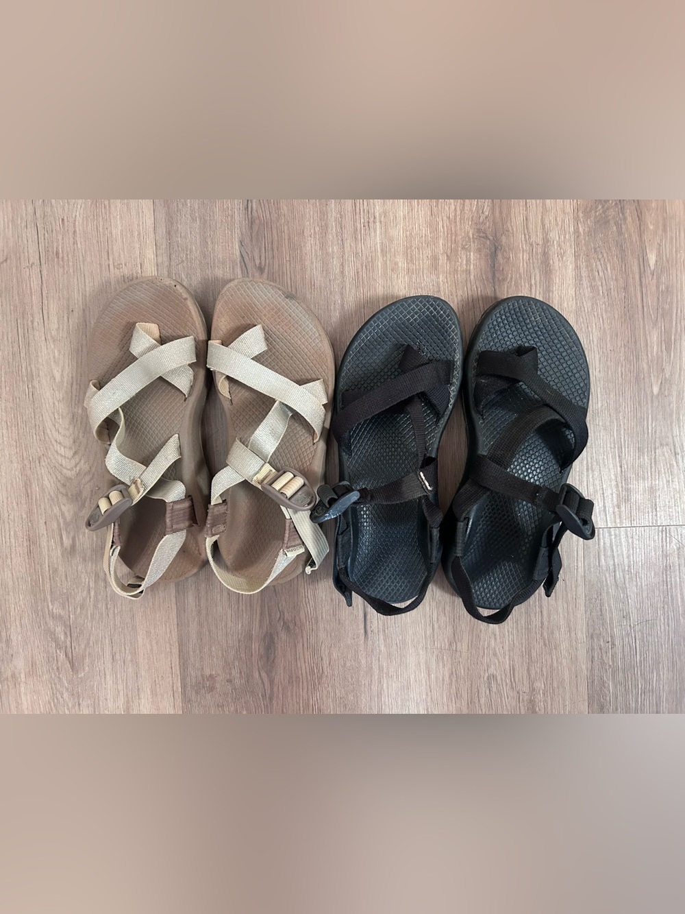 Two Pairs of Chacos